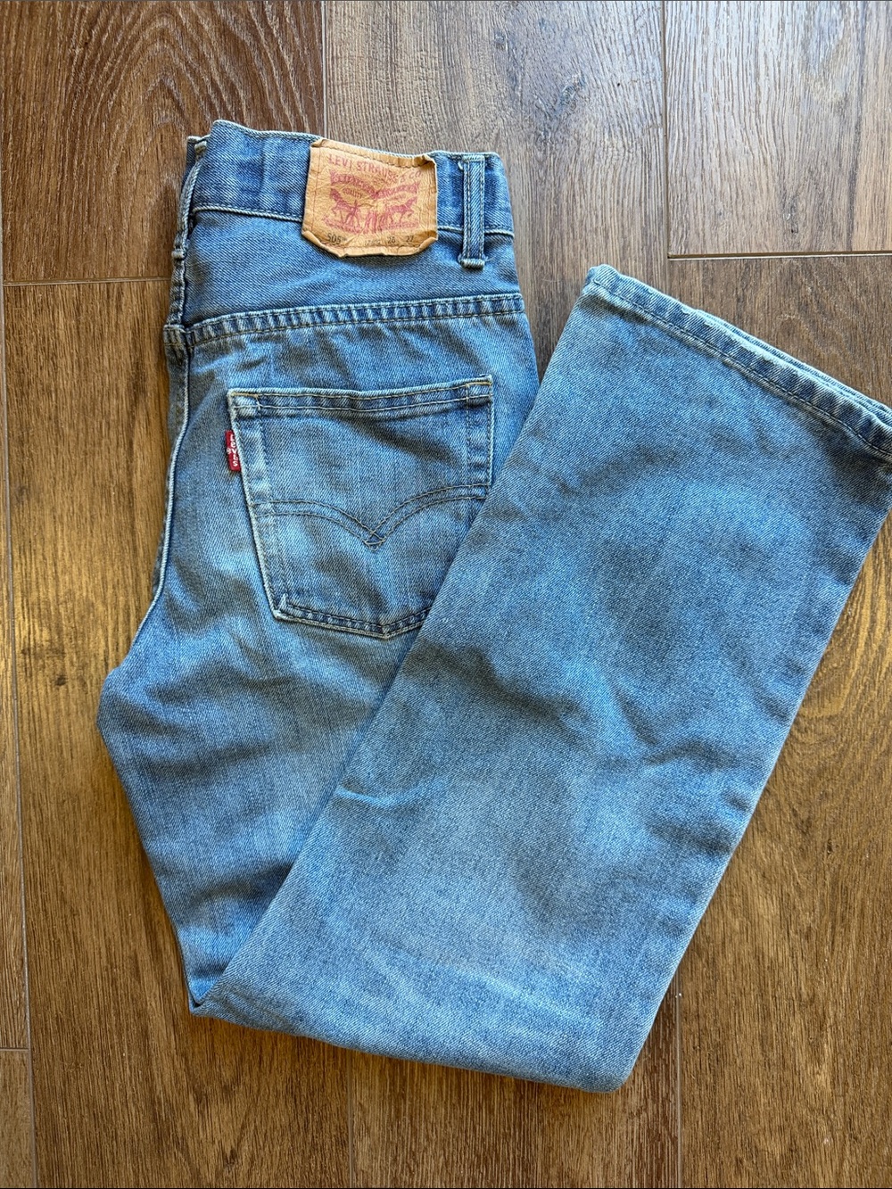 Levi's Boys Light Blue Straight Jeans